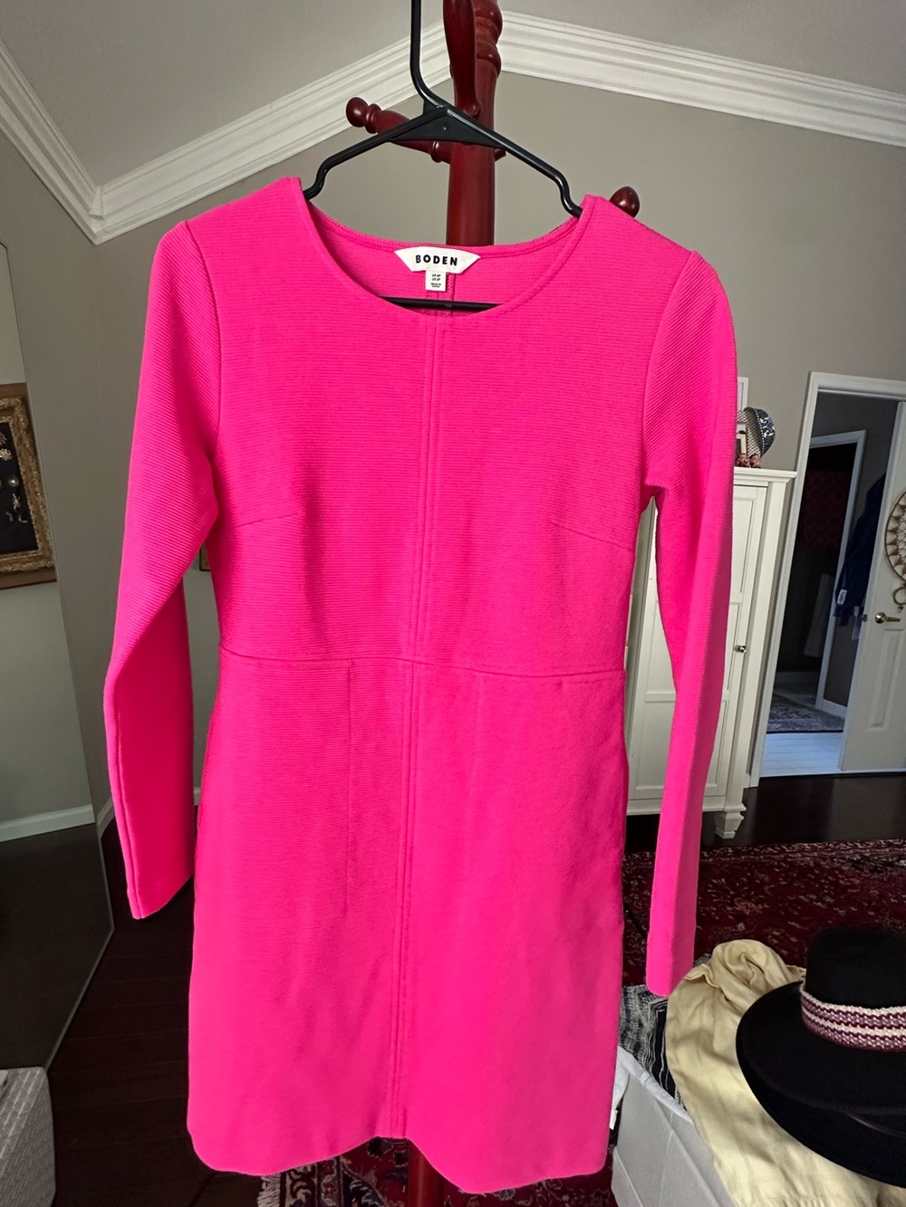 Boden Women's Cornelia Ottoman Dress Pink Size 2P